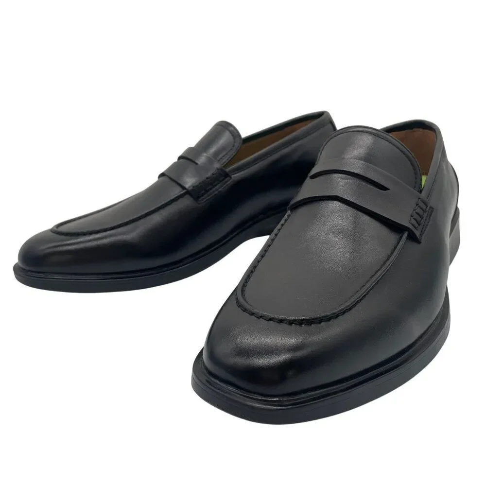 Vance Co. Keith Dress Shoes Mens 12 Black Penny Loafers Comfort Workwear‎ Preppy